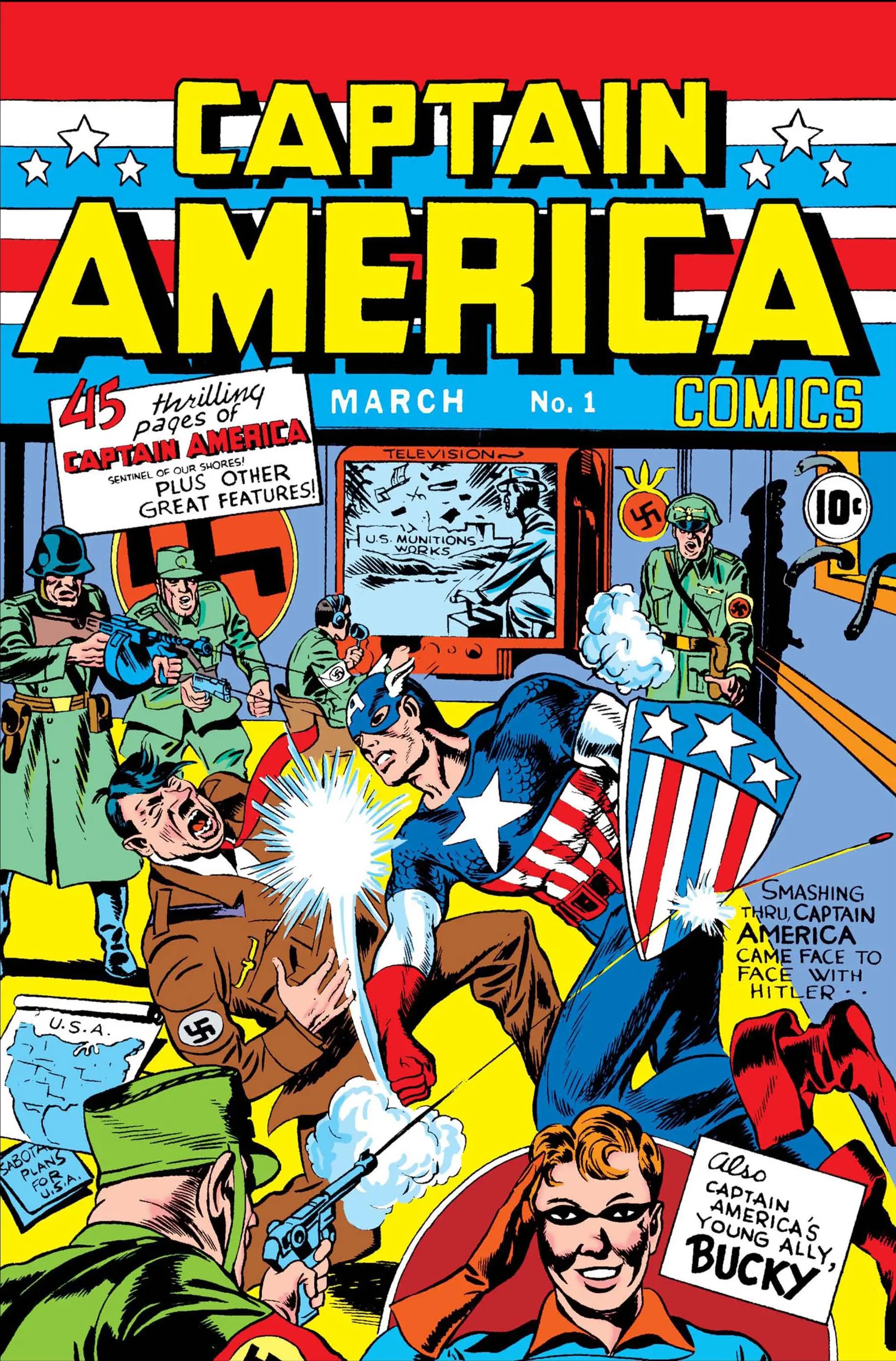 Captain America Comics (1941-1953) CBR, CBZ скачать торрент